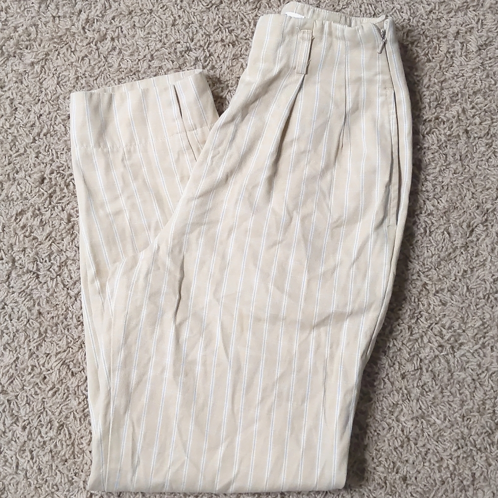 Cream High Waisted Pants